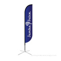 3M High Feather Printing bow banner / wind banner flag+Ground stand / Grass Spike